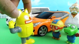 헬로카봇 공룡들로부터 뽀로로와 친구들을 구해줘!! - 뽀로로 장난감 애니 by 토이튜브TV Hello Carbot Toy Animation-nz4fWZ7GYKw