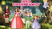 SOFIA THE FIRST Finger Family Nursery Song | MY FINGER FAMILY RHYMES
