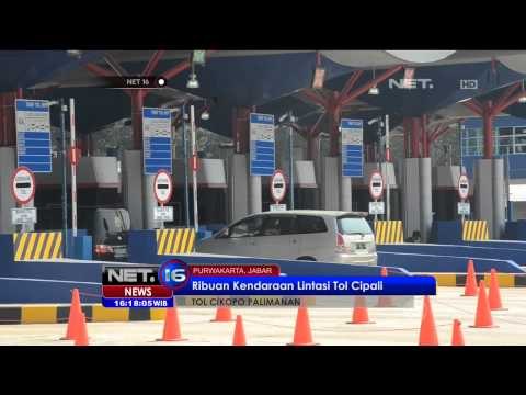 Ribuan Kendaraan Melintasi Jalan Tol Cikopo Palimanan - NET16