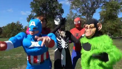 5 Little monkeys Jumping on the Bed SuperHeroes Nursery Rhymes. SuperHero Emi TV