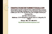 Fort Worth Traffic Ticket Attorney