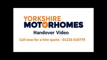 Motorhome hire and campervan rental Yorkshire - Call 01226 610779