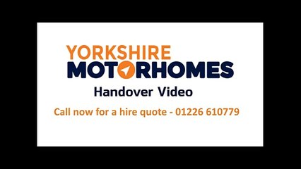 Motorhome hire and campervan rental Yorkshire - Call 01226 610779