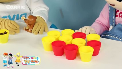 초콜릿을 지켜라! 캐빈과 캐리의 코코너츠 보드게임 대결 놀이  l 캐리 앤 플레이-AwPwK9L-RQQ