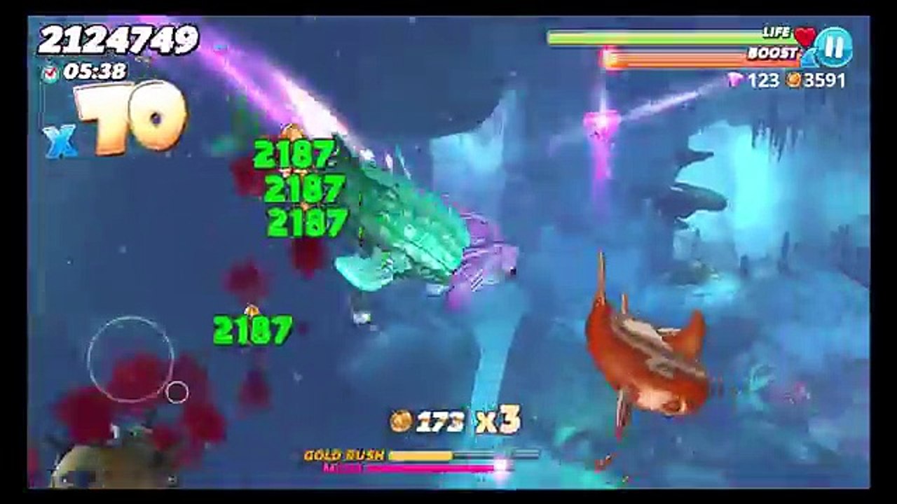 Whale Shark Vs Megalodon - Highest Score Challenge - Hungry Shark World