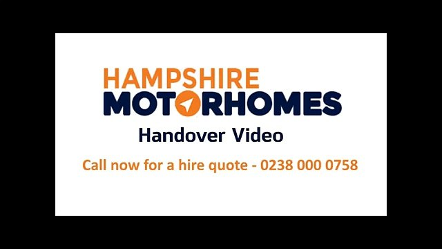 Motorhome hire and campervan rental Hampshire - Call 0238 000 0758