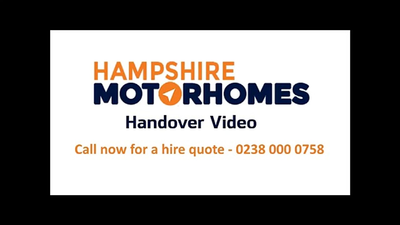 Motorhome hire and campervan rental Hampshire - Call 0238 000 0758