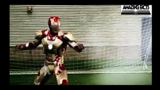 Super Heroes playing football like this.