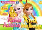 Эльза и Анна макияж: принцесса Дисней замороженные игры для маленьких девочек
