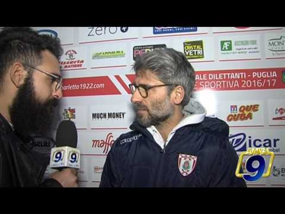 Barletta - Galatina 1-0 | Post Gara Davide Papagni - Vice Allenatore Barletta