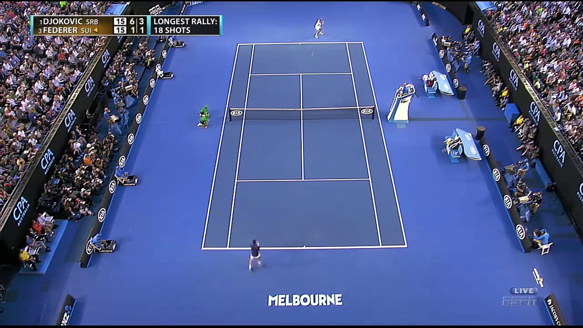 Djokovic vs. Federer - Australian Open 2016 SF ESPN Highlights [HD] - Vidéo  Dailymotion