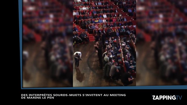 Marine Le Pen : des interprètes pour sourds et malentendants s’invitent à son meeting de Lyon (vidéo)