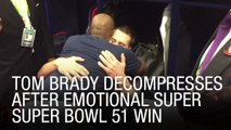 EXCLUSIVE: Tom Brady Decompresses After Emotional Super Bowl 51 Win