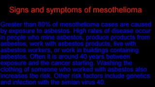 what causes mesothelioma other than asbestos