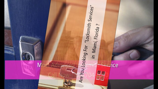 Residential Locksmith Miami | Call Now (305) 704-6050
