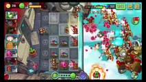 Plants Vs Zombies 2 - LEGENDARY Disco Plants In Sky World Vs Kungfu Zombots