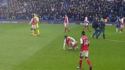 ozil yelling at sanches