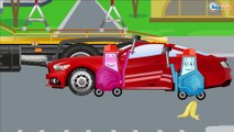 The Yellow Tow Truck helps Cars Friends | Service & Emergency Vehicles Cartoons for children Part 2