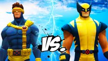 WOLVERINE VS CYCLOPS - EPIC SUPERHEROES BATTLE