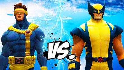 WOLVERINE VS CYCLOPS - EPIC SUPERHEROES BATTLE