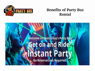 Benefits of Party Bus Rental
