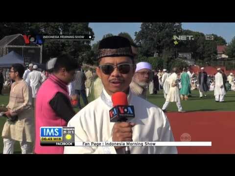 Suasana Shalat Idul Fitri di New York AS - IMS