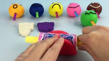 Play Doh Smiley Face Lollipops with Molds and Peppa Pig Rolling Pin Fun Creative for Kids