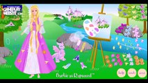 barbie as rapunzel - Baby games - Jeux de bébé - Juegos de Ninos