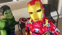 SUPERHEROES In Real Life Parody ~ Attack of the Hulk Nerf War Spidey Spiderman   Ironman New Ending