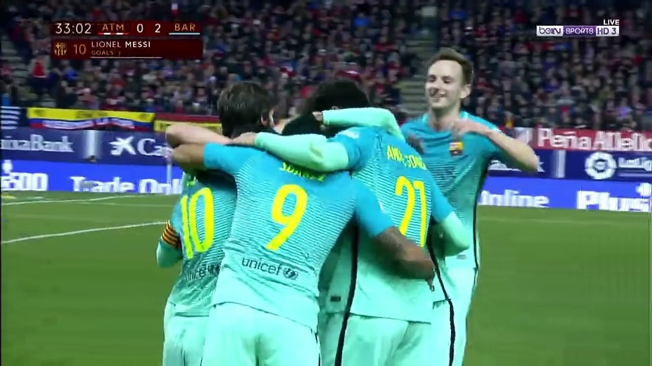 اهداف مباراة برشلونة واتلتيكو مدريد 2-1 [ شاشة كاملة ] ذهاب نصف نهائي كاس ملك اسبانيا [ HD ]  )