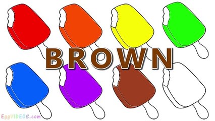 Télécharger la video: Learn Colors with Rainbow Ice Cream Cone Popsicle Coloring Pages (17) Educational Video for Kids