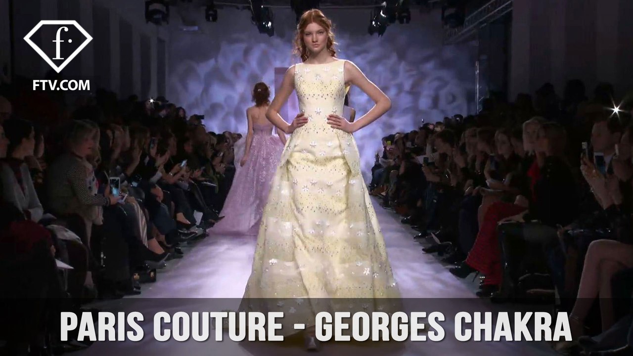 Paris Haute Couture S/S 17 - Georges Chakra CENSORED Show | FTV.com