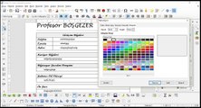 39 Ders - LibreOffice Write örnek CV 1 bölüm 2