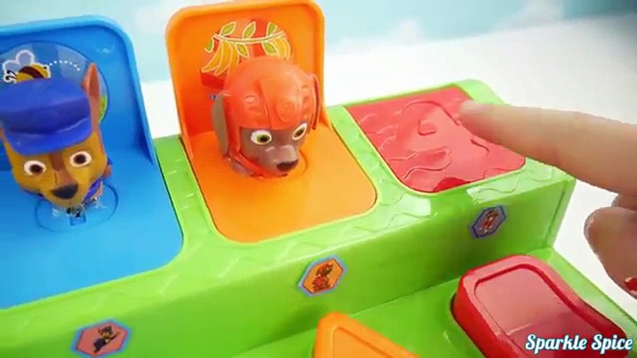 LEARN COLORS Paw Patrol Mickey Mouse POP UP Toy Surprises, Nemo, Skye, Marshall Baby Toys