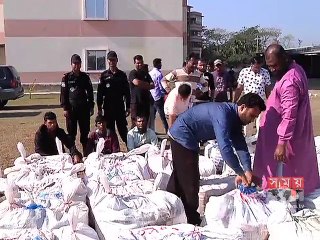 বরিশালে ২শ' মণ জাটকাসহ ৩ জন আটক