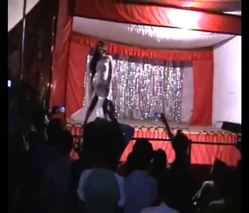 Vulgar Dance of Woman In Public Festival