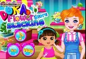 Dora and flowers! The game for girls! Games for children! Childrens games and cartoons! Games fo