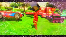 McQueen Disney cars Lightning McQueen Mack Truck & Spiderman Iron man Nursery Rhymes Children Songs
