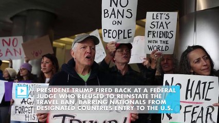 Trump: Judge puts US in peril, 'if something happens blame him'