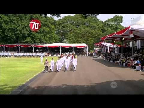 Upacara Pengibaran Bendera Merah Putih di Istana Negara - 17 Agustus 2015