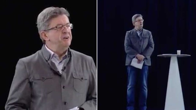 Découvrez les 1ères images bluffantes de l'hologramme de Jean-Luc Mélenchon