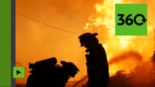 Des incendies de forêt ravagent le Chili (images aériennes à 360 degrés)