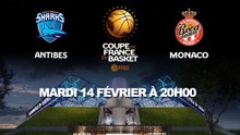 LIVE - Coupe de France - 1/4 de finale | Antibes (Pro A) - Monaco (Pro A)