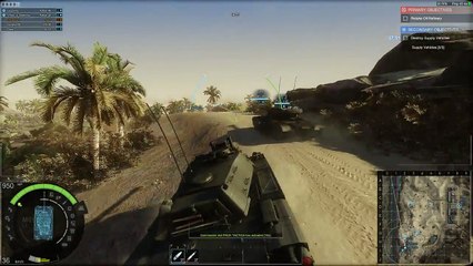 Armored Warfare - first steps, P vs E operation QUATERBACK. First day of open beta. 08.10.2015.