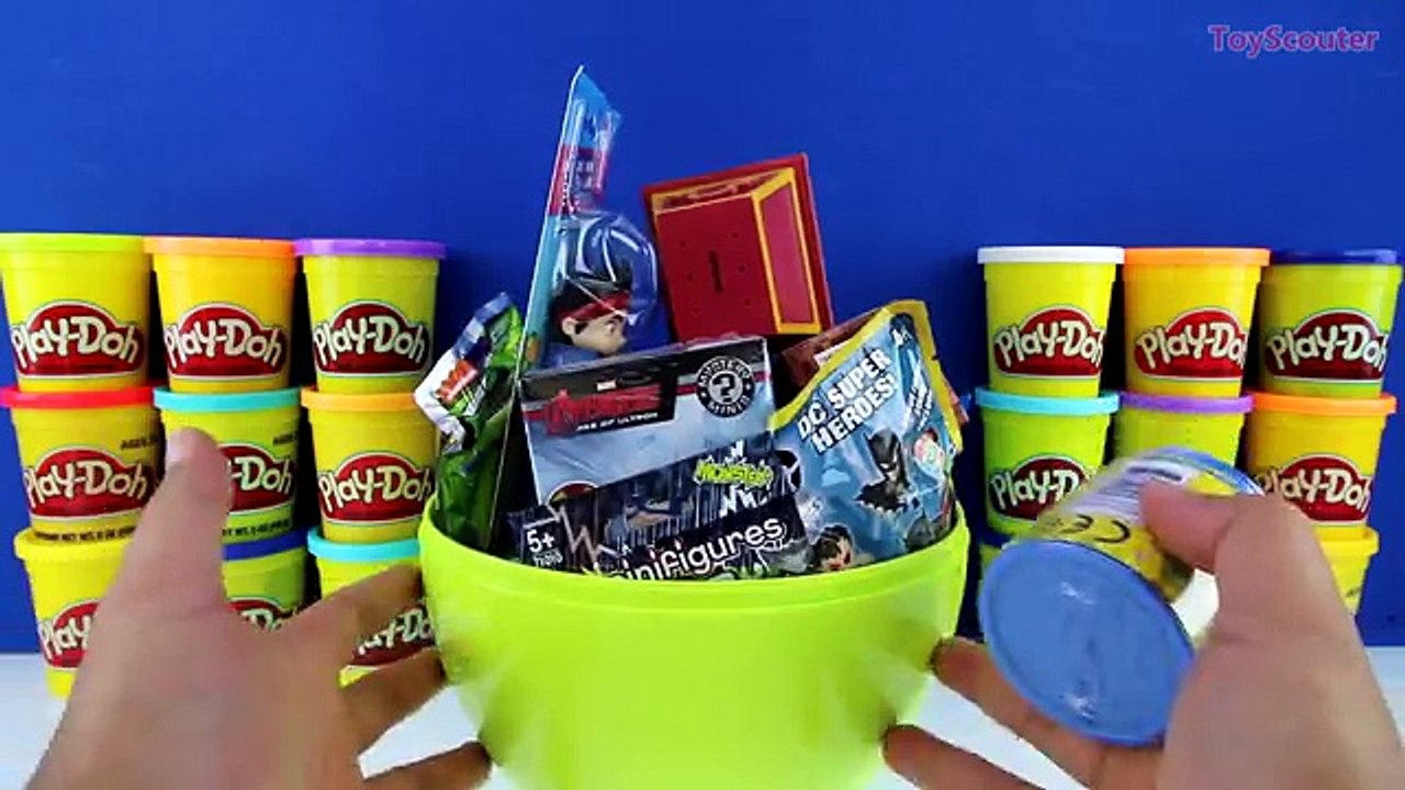 GIANT JAKE Surprise Egg Play Doh - Disney Jr Jake and The Never Land Pirates Toys