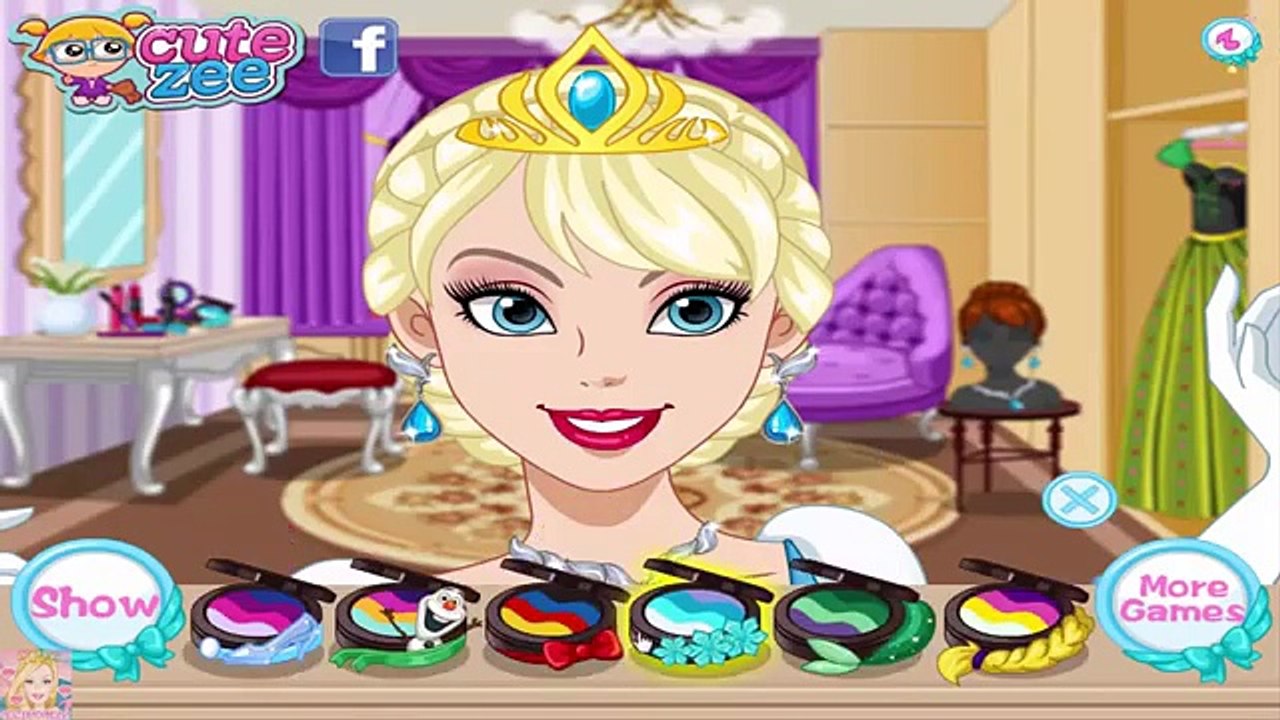 Disney Princess Makeup Frozen Elsa Makeup Game for Kids