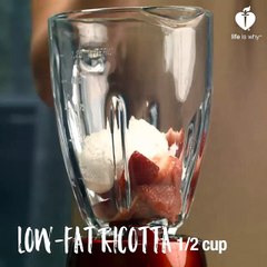 Recette - Coupe de fruits à la mousse de fraise