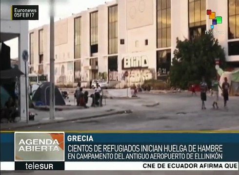 Grecia: inician refugiados en Atenas huelga de hambre