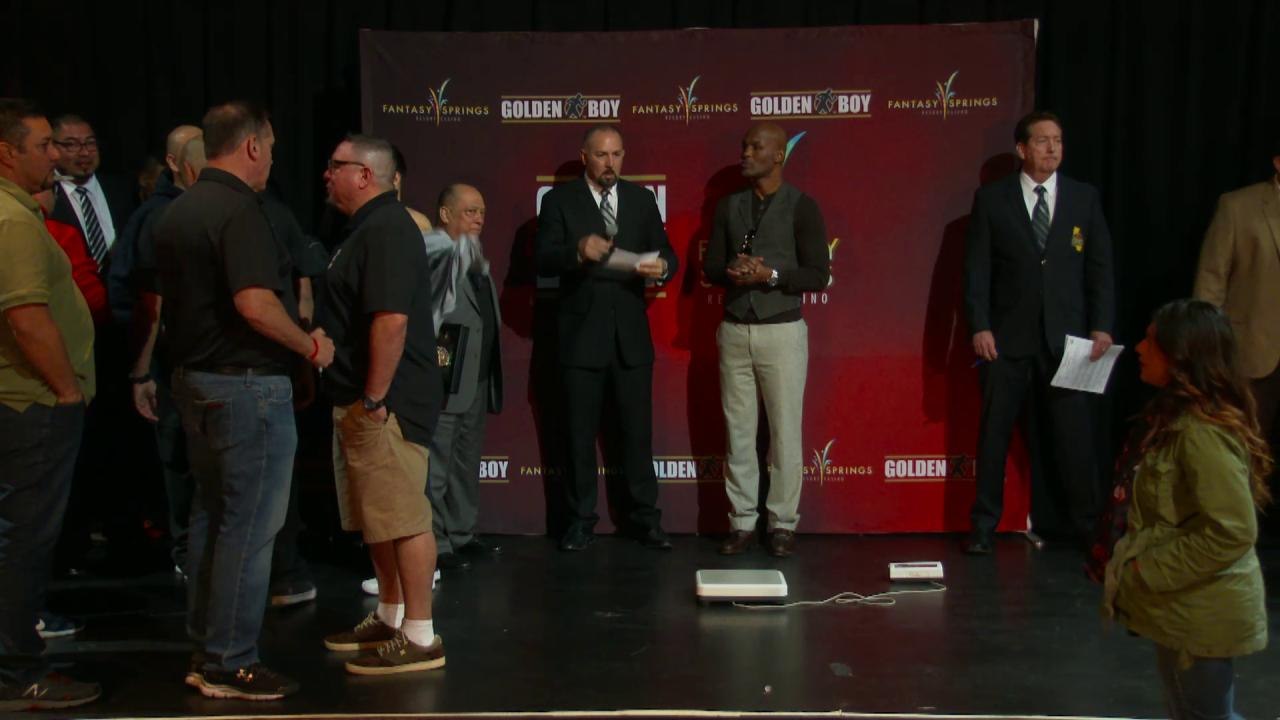 Tureano JOHNSON vs. Antonio GUTIERREZ - Official Weigh In - HBO Boxing After Dark