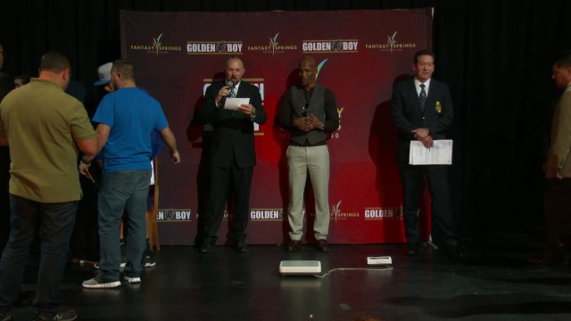 Cesar DIAZ vs. Joel CANO - Official Weigh In - HBO Boxing After Dark